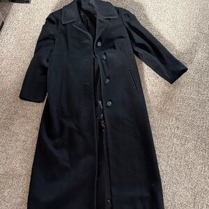 Regency Cashmere Black Trench Coat